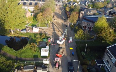 Bloemenbuurt in vogelvlucht