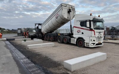 Realisatie vloeistofdichte asfaltvloer