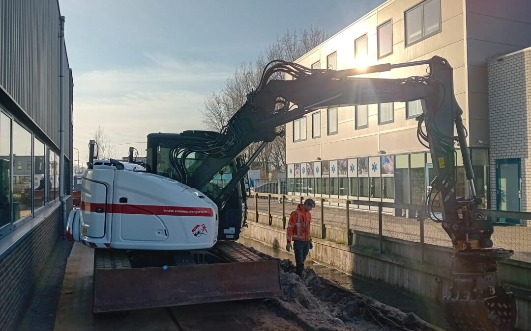 75 meter damwand in Harmelen