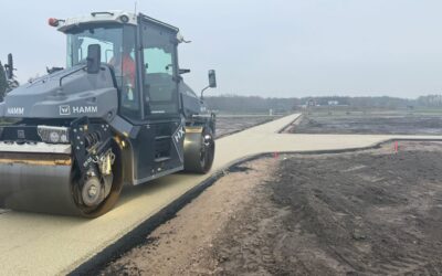 Asfaltverharding in Leidschendam