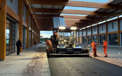 Asfaltwerkverharding Groothandelsmarkt Rotterdam