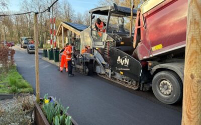 Nieuwe deklaag op vakantiepark in Delft